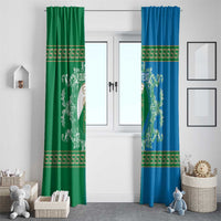 Personalized Italy Abruzzo Window Curtain Baroque Motif