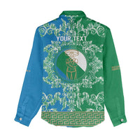 Personalized Italy Abruzzo Women Casual Shirt Baroque Motif