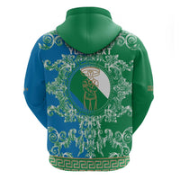 Personalized Italy Abruzzo Zip Hoodie Baroque Motif