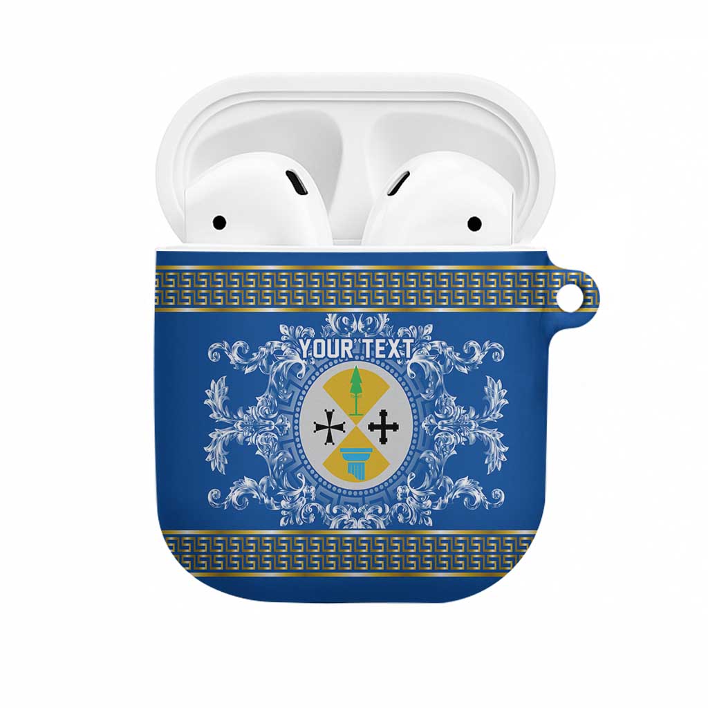 Personalized Italy Calabria AirPods Case Baroque Motif