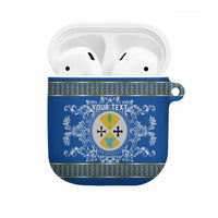 Personalized Italy Calabria AirPods Case Baroque Motif