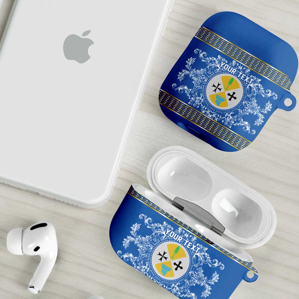 Personalized Italy Calabria AirPods Case Baroque Motif