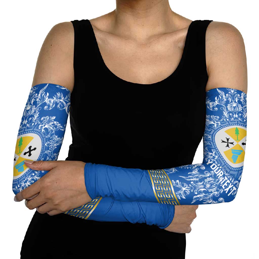Personalized Italy Calabria Arm Sleeves Baroque Motif