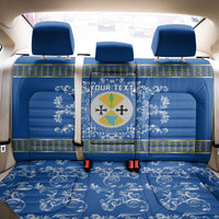 Personalized Italy Calabria Back Car Seat Cover Baroque Motif