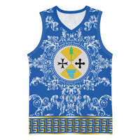 Personalized Italy Calabria Basketball Jersey Baroque Motif