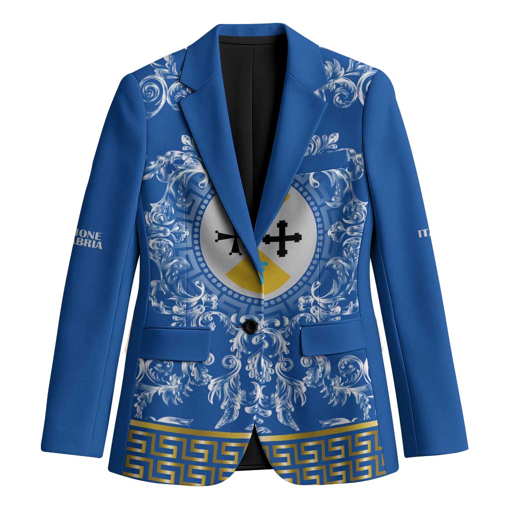 Personalized Italy Calabria Blazer Baroque Motif