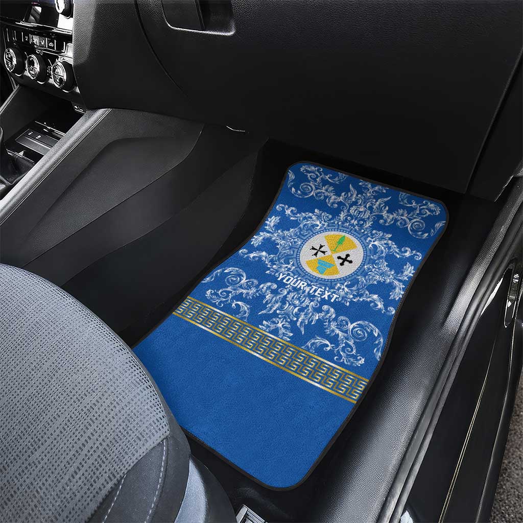 Personalized Italy Calabria Car Mats Baroque Motif