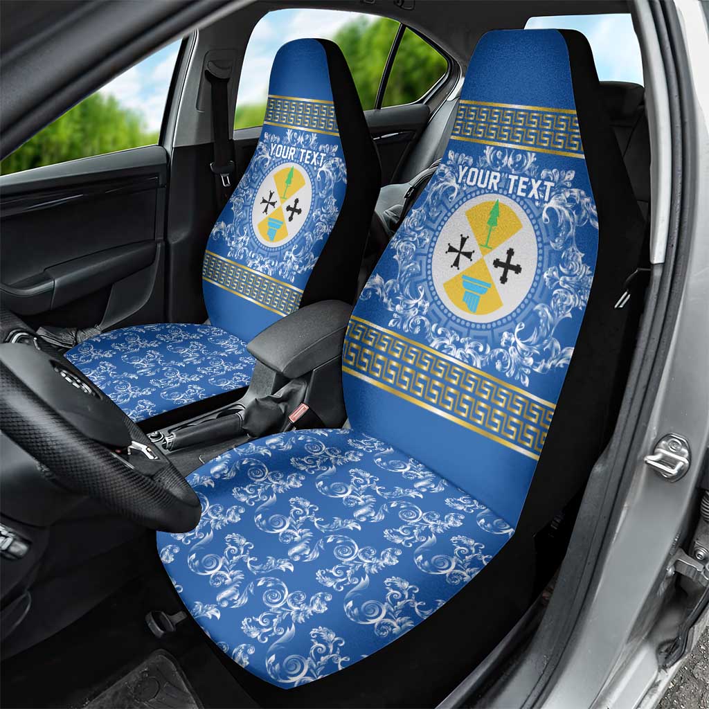 Personalized Italy Calabria Car Seat Cover Baroque Motif
