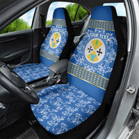 Personalized Italy Calabria Car Seat Cover Baroque Motif