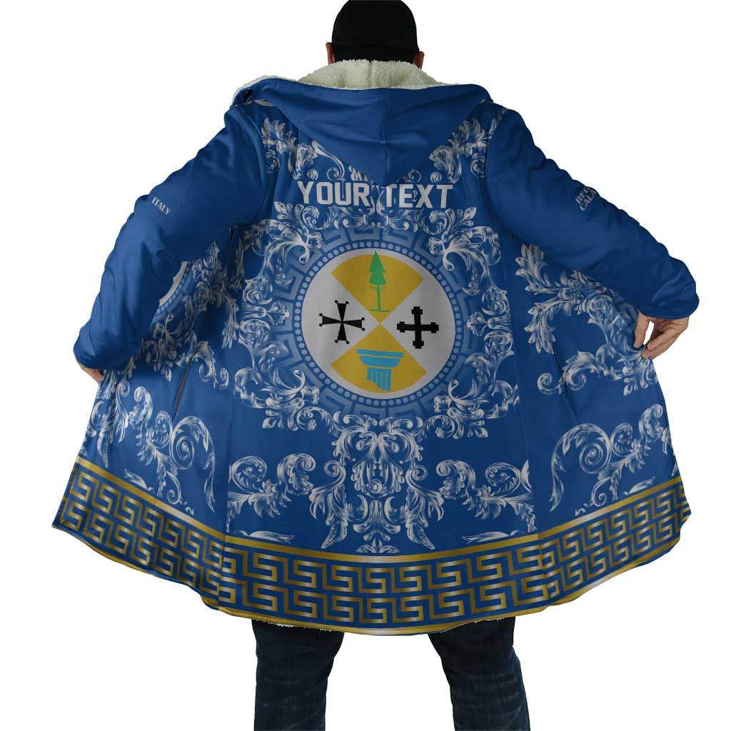 Personalized Italy Calabria Cloak Baroque Motif