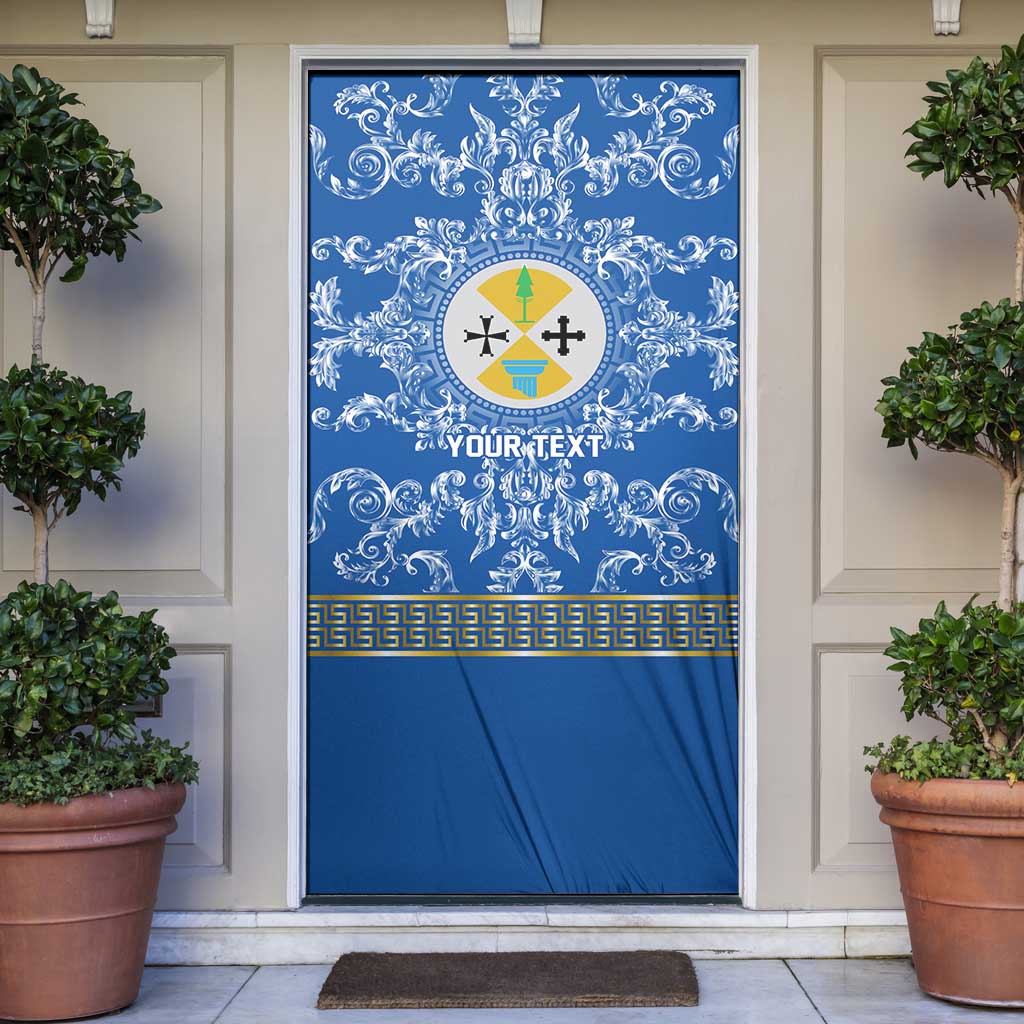 Personalized Italy Calabria Door Cover Baroque Motif