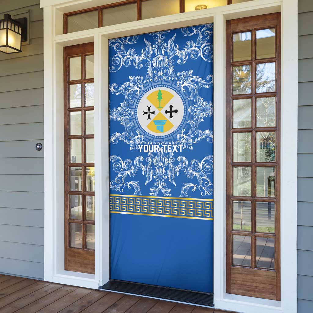 Personalized Italy Calabria Door Cover Baroque Motif