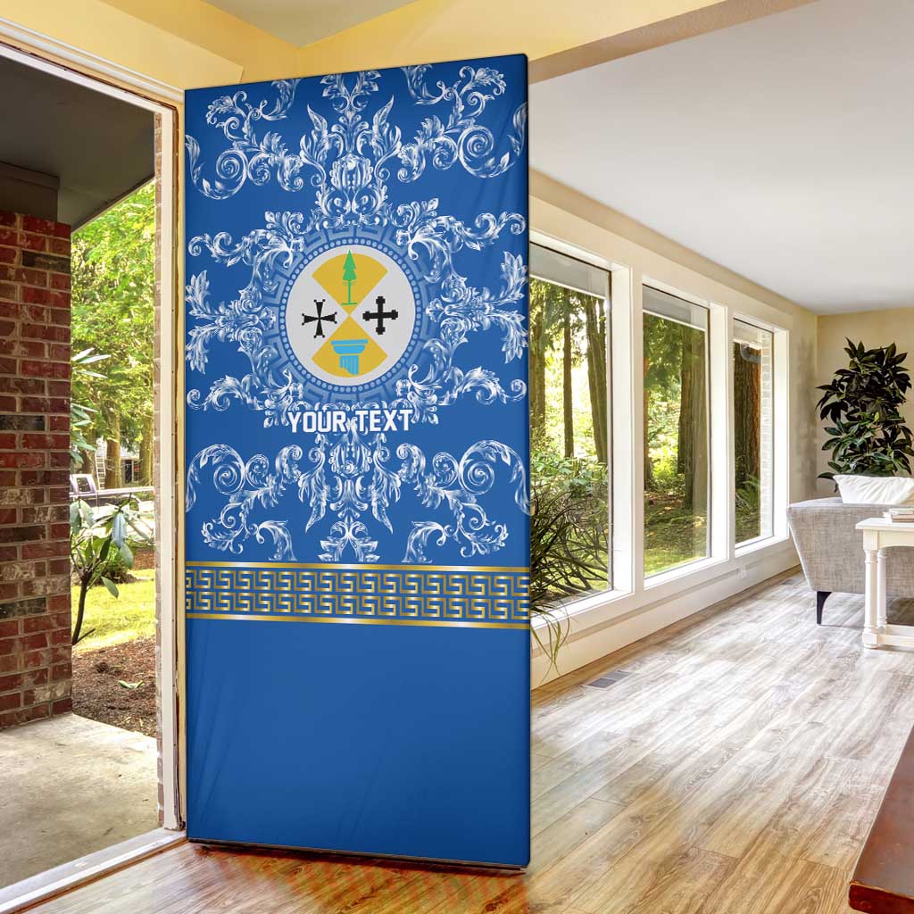 Personalized Italy Calabria Door Cover Baroque Motif