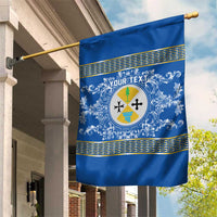Personalized Italy Calabria Garden Flag Baroque Motif