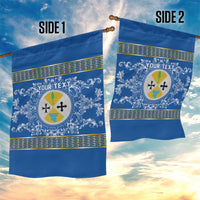Personalized Italy Calabria Garden Flag Baroque Motif