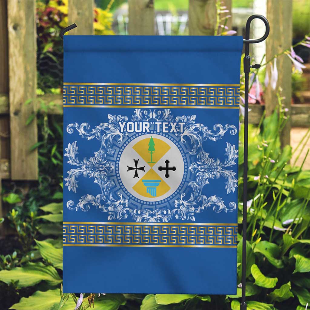 Personalized Italy Calabria Garden Flag Baroque Motif
