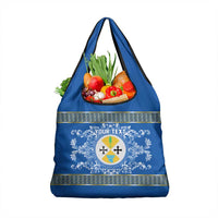 Personalized Italy Calabria Grocery Bag Baroque Motif