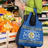Personalized Italy Calabria Grocery Bag Baroque Motif