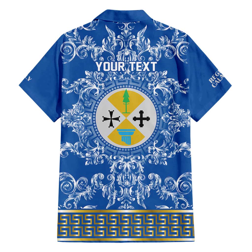 Personalized Italy Calabria Hawaiian Shirt Baroque Motif