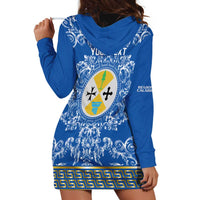 Personalized Italy Calabria Hoodie Dress Baroque Motif