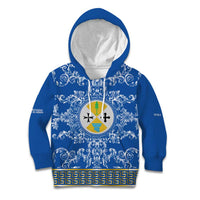 Personalized Italy Calabria Kid Hoodie Baroque Motif