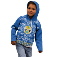 Personalized Italy Calabria Kid Hoodie Baroque Motif
