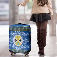 Personalized Italy Calabria Luggage Cover Baroque Motif