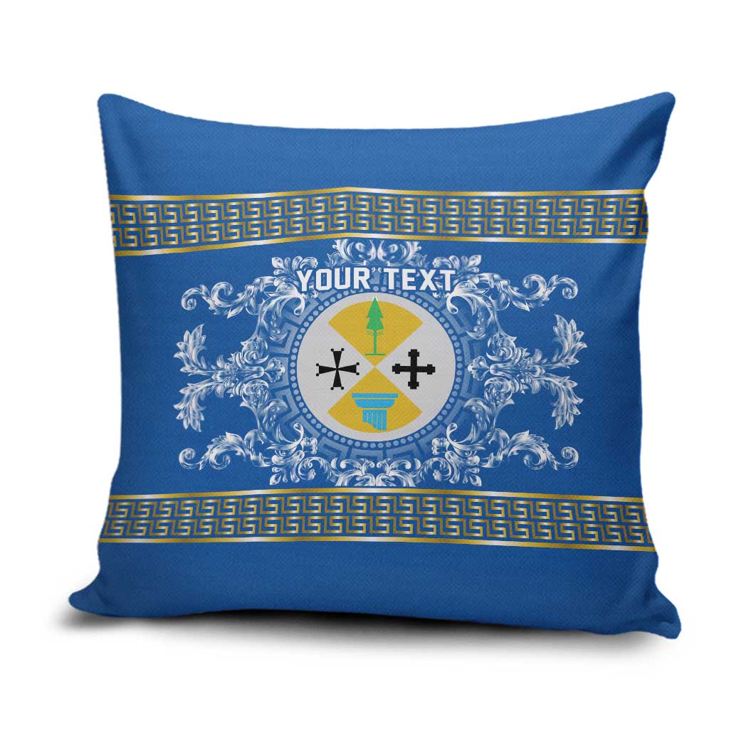 Personalized Italy Calabria Pillow Cover Baroque Motif