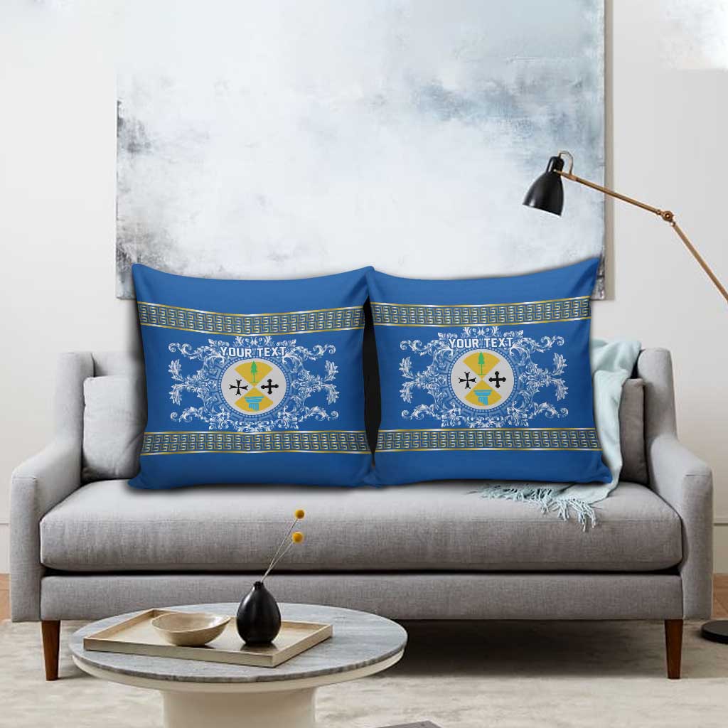 Personalized Italy Calabria Pillow Cover Baroque Motif