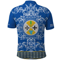 Personalized Italy Calabria Polo Shirt Baroque Motif