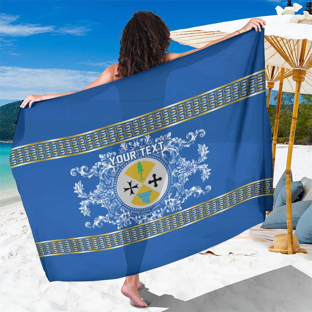 Personalized Italy Calabria Sarong Baroque Motif