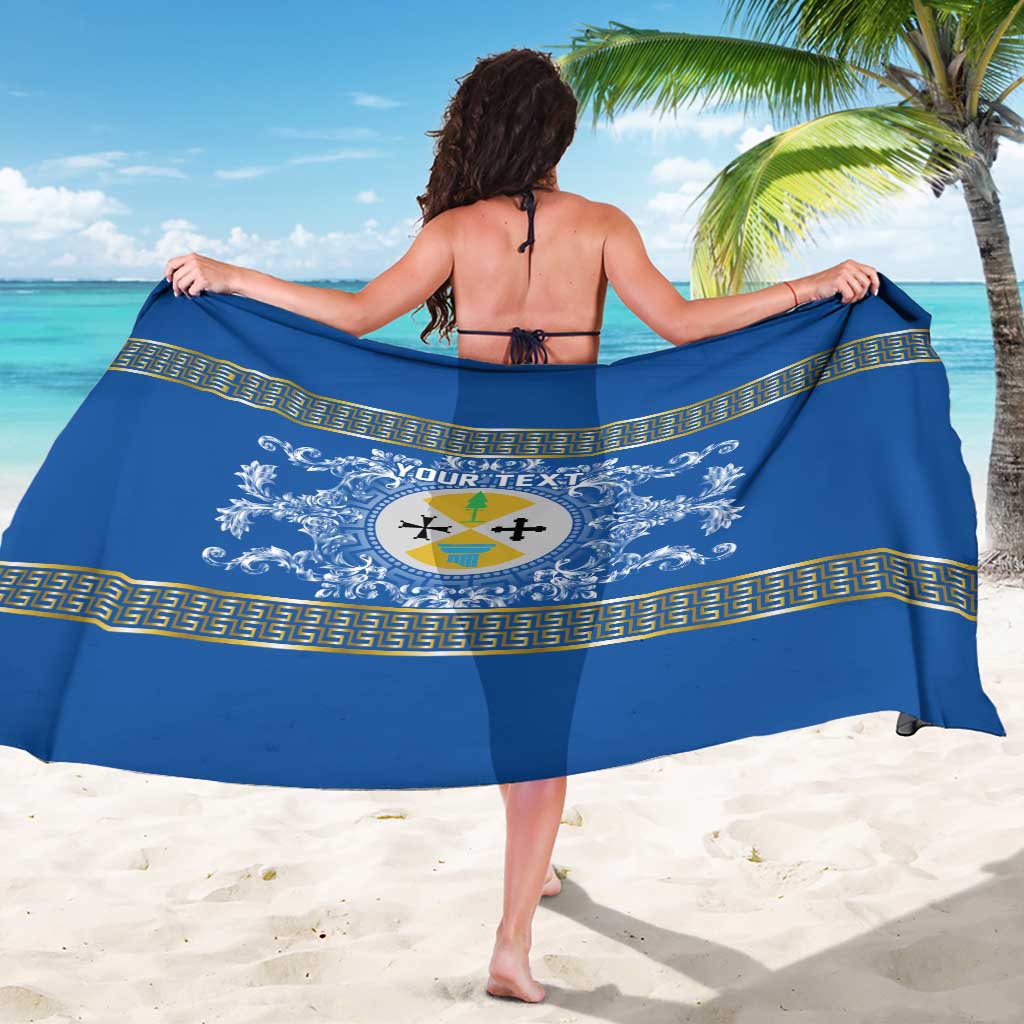 Personalized Italy Calabria Sarong Baroque Motif