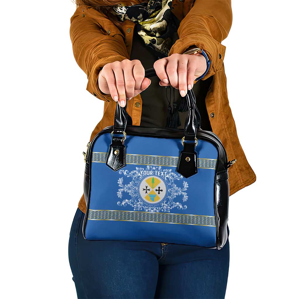 Personalized Italy Calabria Shoulder Handbag Baroque Motif