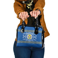 Personalized Italy Calabria Shoulder Handbag Baroque Motif
