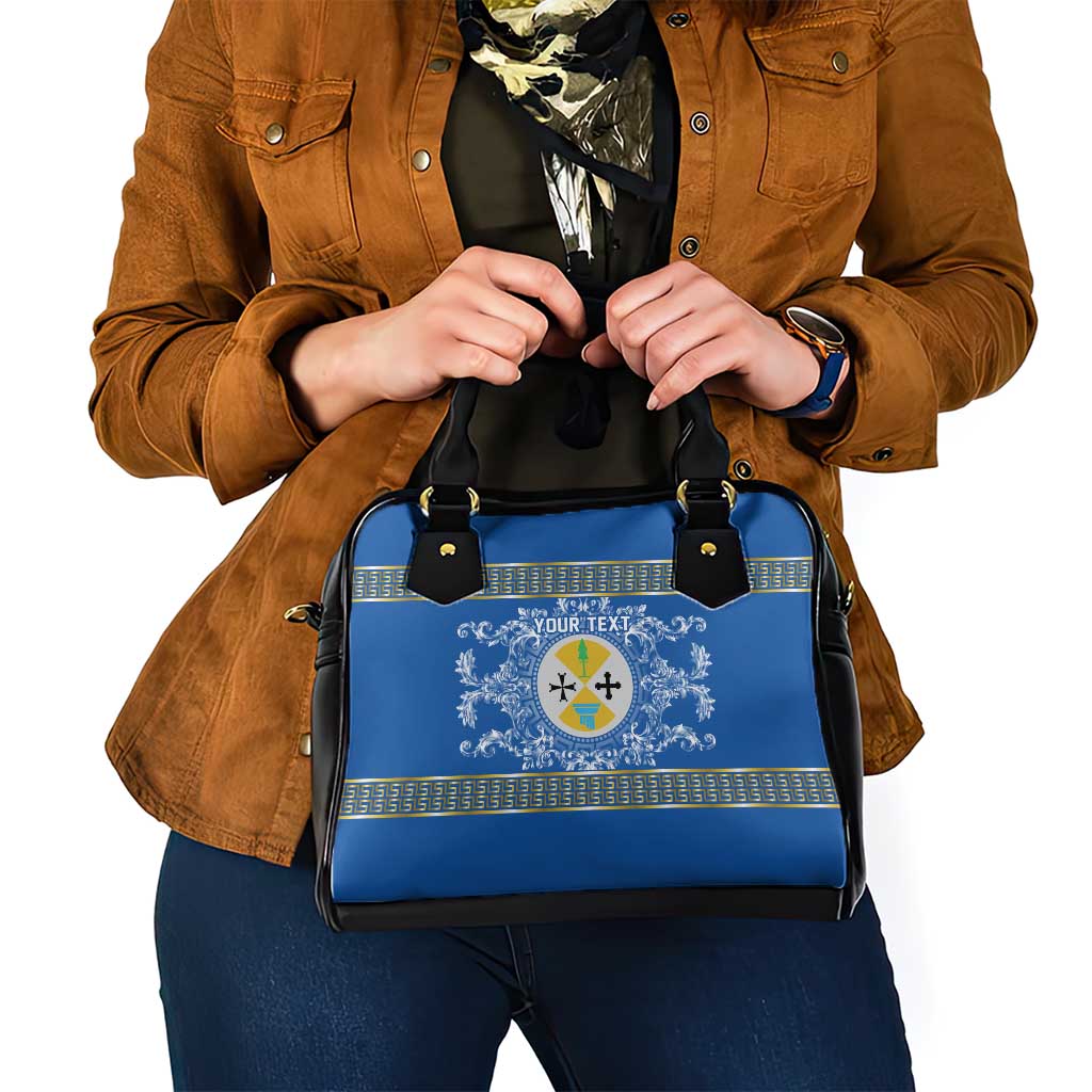 Personalized Italy Calabria Shoulder Handbag Baroque Motif