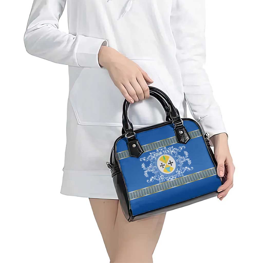 Personalized Italy Calabria Shoulder Handbag Baroque Motif
