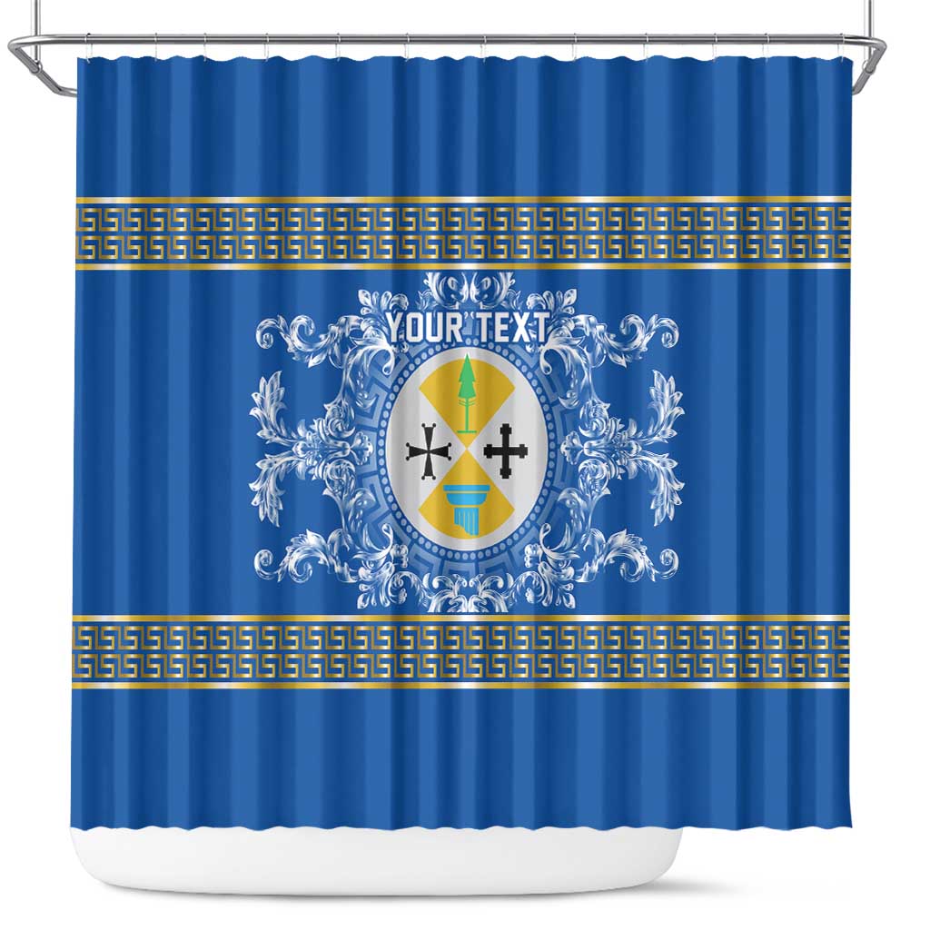 Personalized Italy Calabria Shower Curtain Baroque Motif