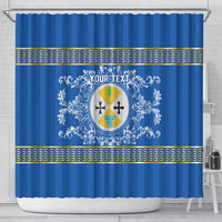 Personalized Italy Calabria Shower Curtain Baroque Motif