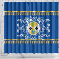 Personalized Italy Calabria Shower Curtain Baroque Motif