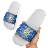 Personalized Italy Calabria Slide Sandals Baroque Motif