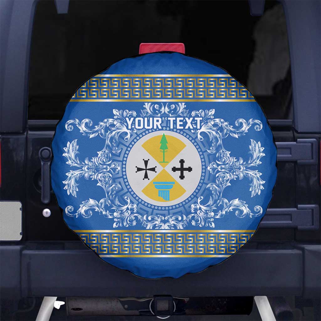 Personalized Italy Calabria Spare Tire Cover Baroque Motif