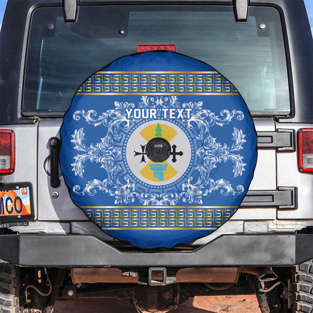 Personalized Italy Calabria Spare Tire Cover Baroque Motif