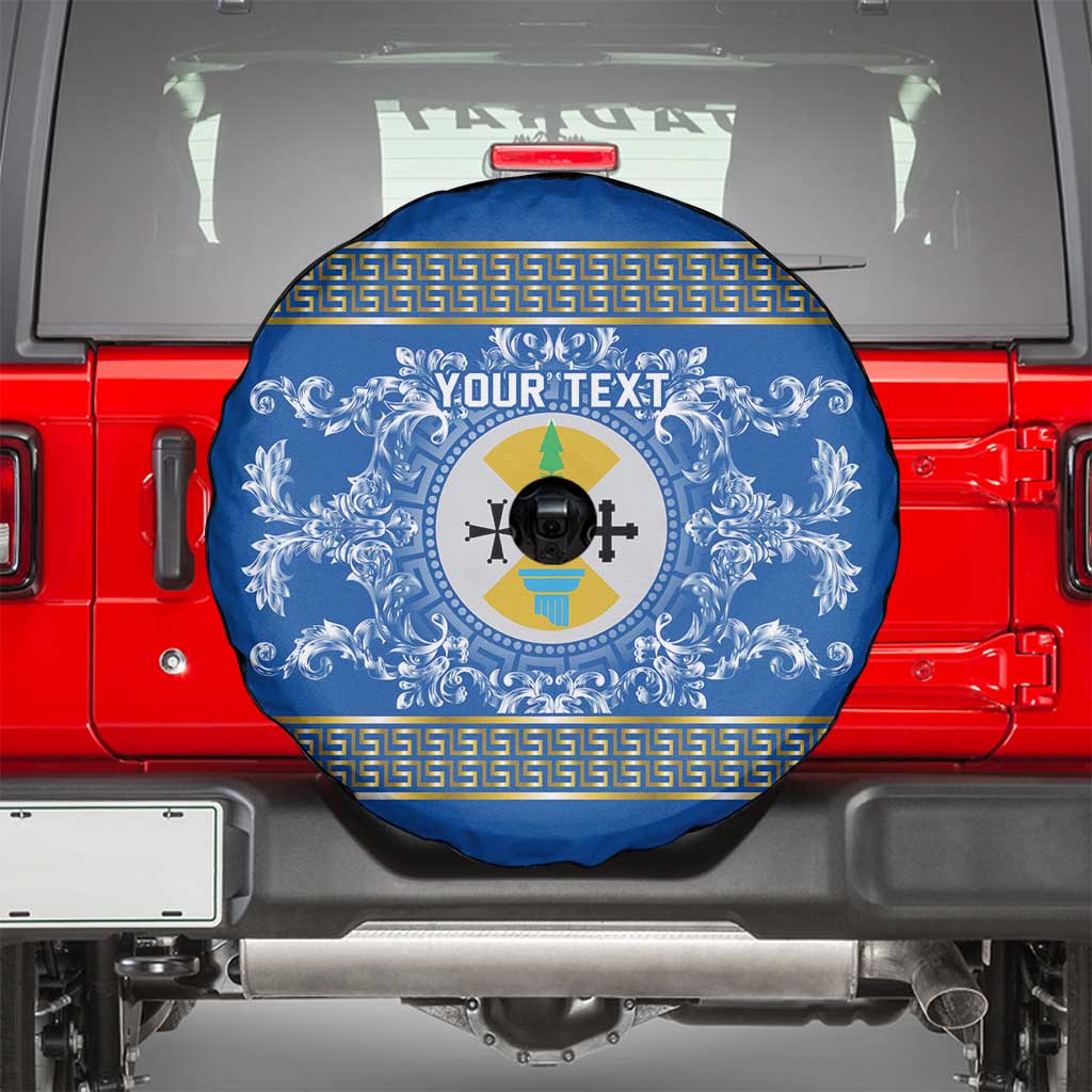 Personalized Italy Calabria Spare Tire Cover Baroque Motif