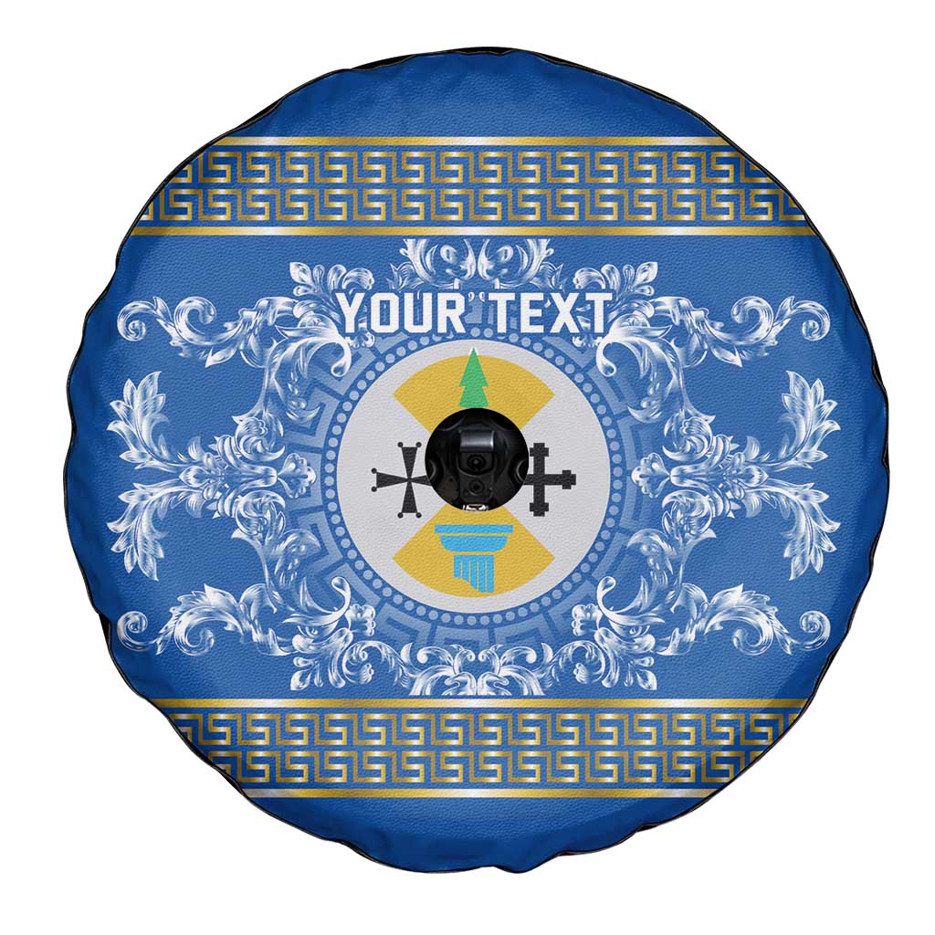 Personalized Italy Calabria Spare Tire Cover Baroque Motif