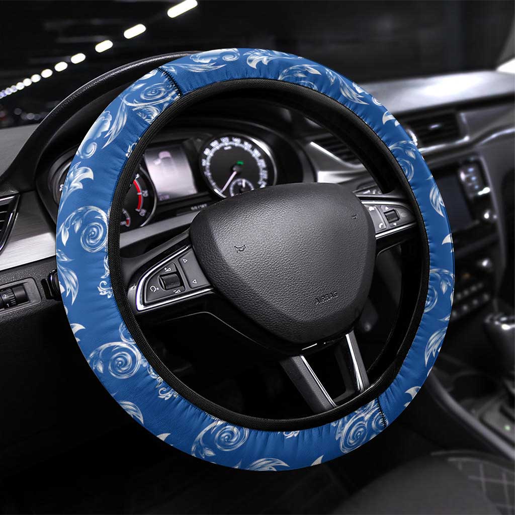 Italy Calabria Steering Wheel Cover Baroque Motif