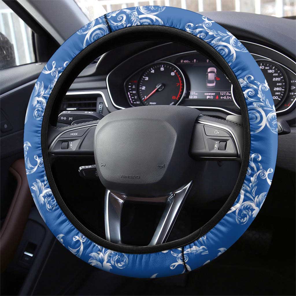 Italy Calabria Steering Wheel Cover Baroque Motif