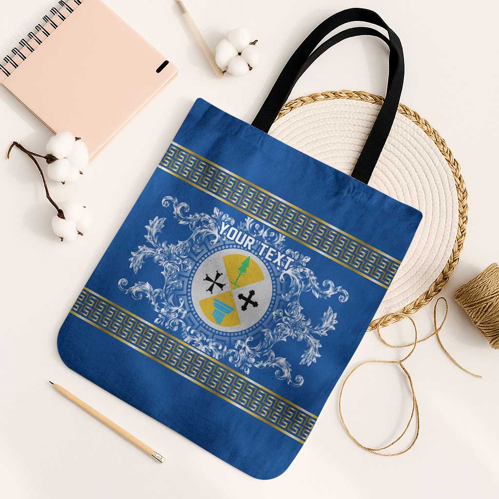 Personalized Italy Calabria Tote Bag Baroque Motif