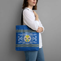 Personalized Italy Calabria Tote Bag Baroque Motif