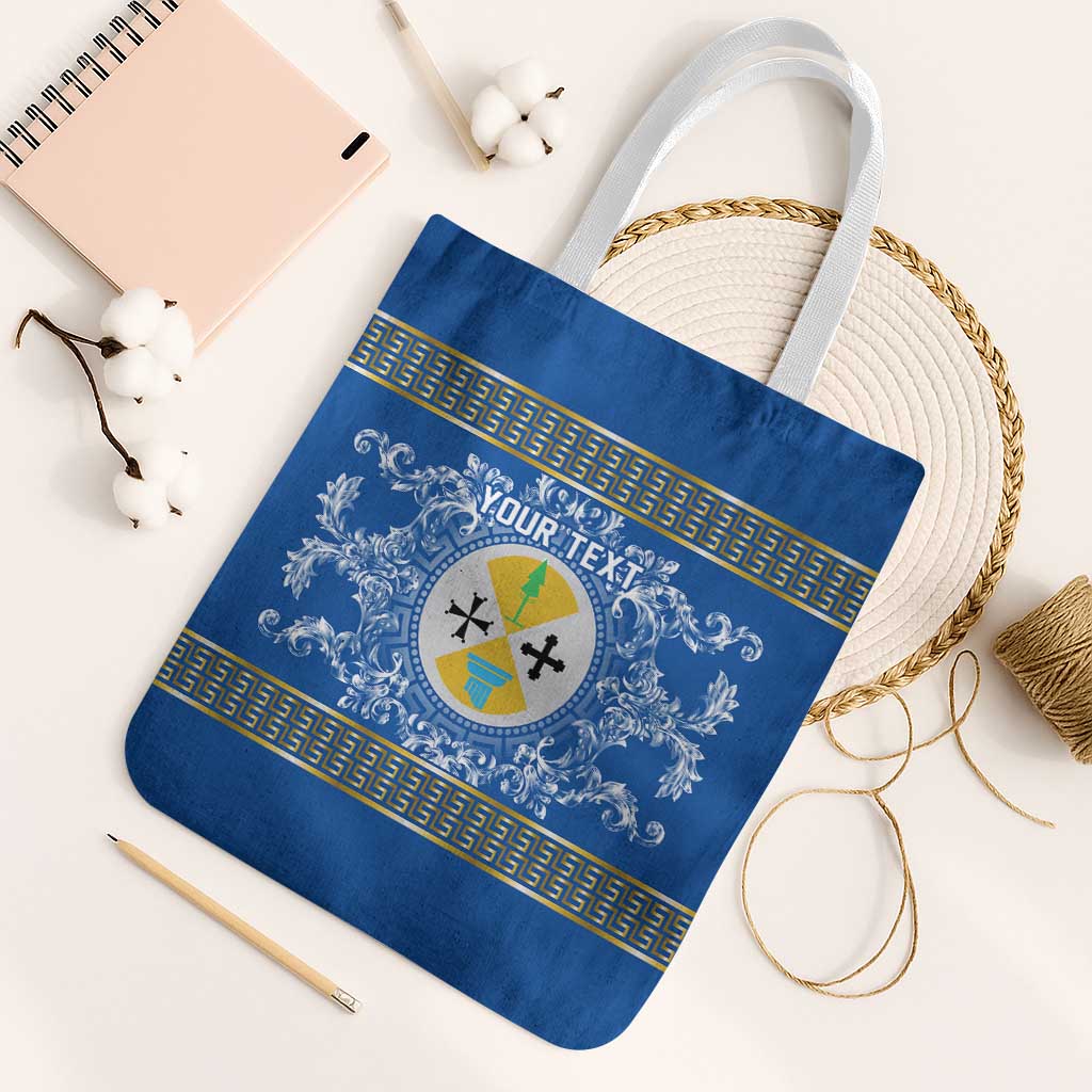 Personalized Italy Calabria Tote Bag Baroque Motif