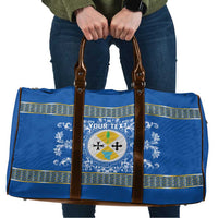 Personalized Italy Calabria Travel Bag Baroque Motif